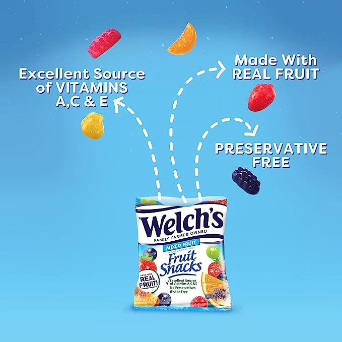 Welch's Mixed Fruit Snacks เยลลี่ผลไม้ - Image 2
