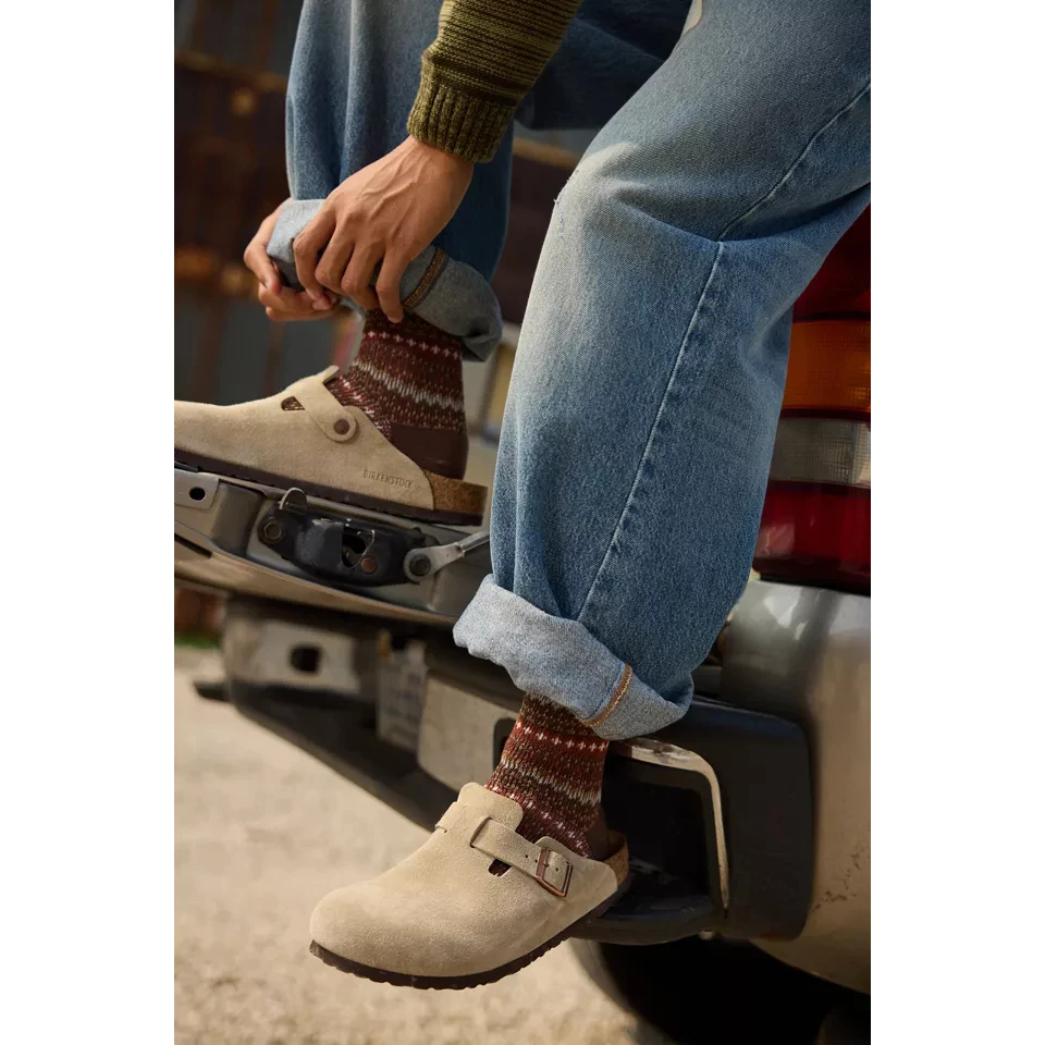 Birkenstock Boston Suede Leather Clog - Image 4