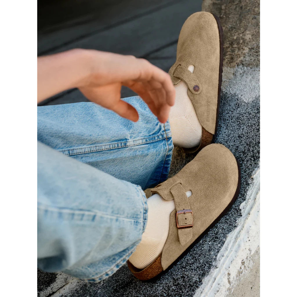 Birkenstock Boston Suede Leather Clog - Image 3
