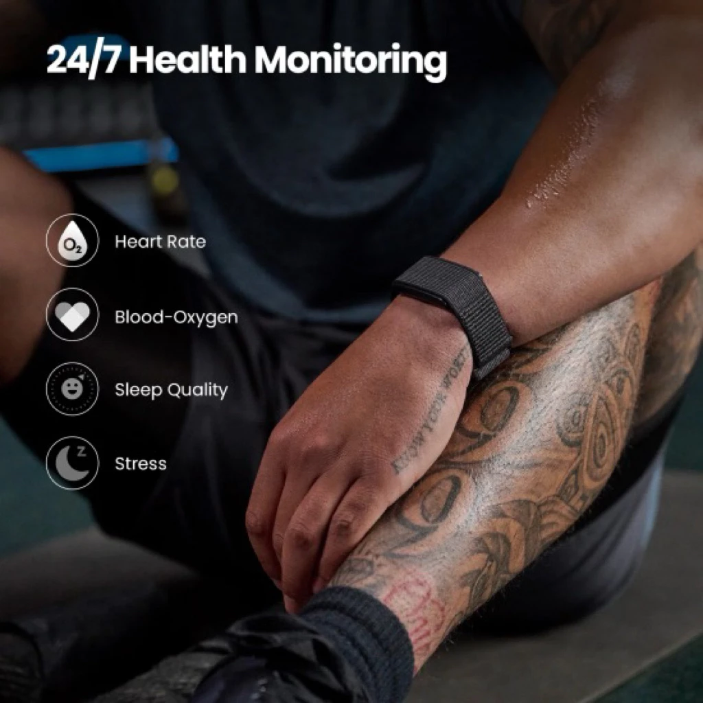 Amazfit Helio Strap Black สายรัดฟิตเนส - Image 7